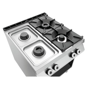 Horno de 4 quemadores serie 900 - Horno a Gas GN 2/1 de la marca Bartscher