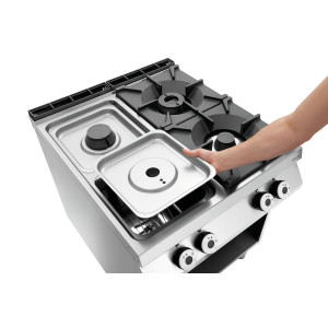 Horno de 4 quemadores serie 900 - Horno a Gas GN 2/1 de la marca Bartscher