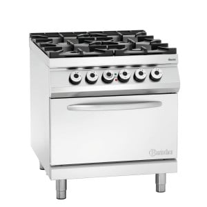 Four-burner range series 900 - Electric oven GN 2/1 from the brand Bartscher