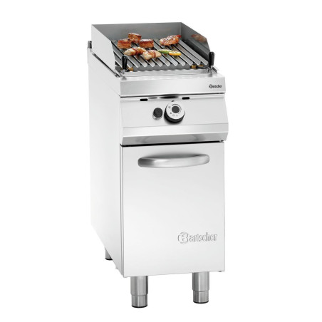 Parrilla a gas con piedras de lava - Ancho 400 de la marca Bartscher