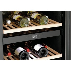 Vinoteca profesional de doble zona Bartscher para 126 botellas