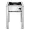 Cocina de gas profesional con patas - 1 quemador - 280 mm Bartscher 1050603