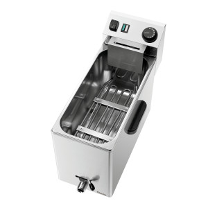 Electric fryer "SNACK XL" with Drain Valve - 8L Bartscher