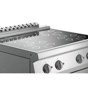 Cocina de 4 fuegos eléctricos 700 - Con horno eléctrico - Bartscher