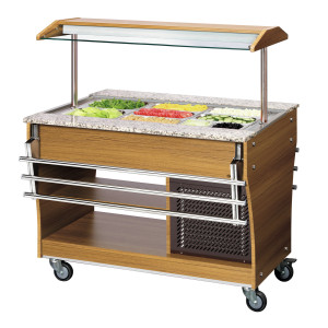 Buffet/Bar de Ensaladas Refrigerado - 3 x GN 1/1