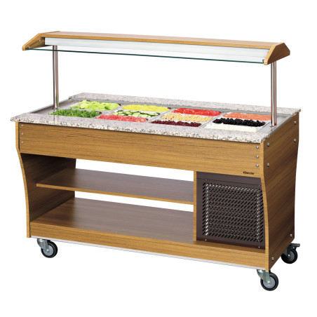 Buffet/Bar de Ensaladas Refrigerado - 4 x GN 1/1