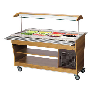 Buffet/Bar de Ensaladas Refrigerado - 4 x GN 1/1