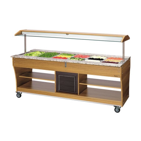 Buffet/Bar de Ensaladas Refrigerado - 6 x GN 1/1