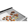 Placa para Snack Ancho 800 - 1/2 Lisa 1/2 Ranurada - Gas