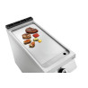 Plancha lisa para snack - L 400 mm - Gas