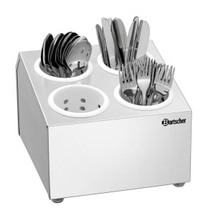 Bac para Cubiertos para 4 Recipientes para Cubiertos - Bartscher