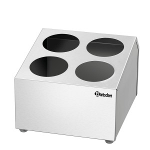 Bac para Cubiertos para 4 Recipientes para Cubiertos - Bartscher