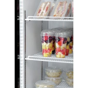 Armario Refrigerado Positivo y Negativo - 2 Puertas de Cristal - 820 L - Bartscher