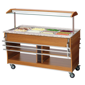 Carro Buffet Caliente Bartscher - GN 1/1 Higiene y Movilidad