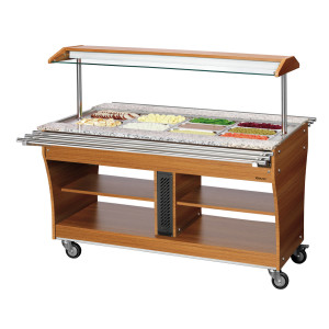 Carro Buffet Caliente Bartscher - GN 1/1 Higiene y Movilidad