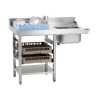 DS-LI1B SKE sorting table in stainless steel - Optimal dimensions