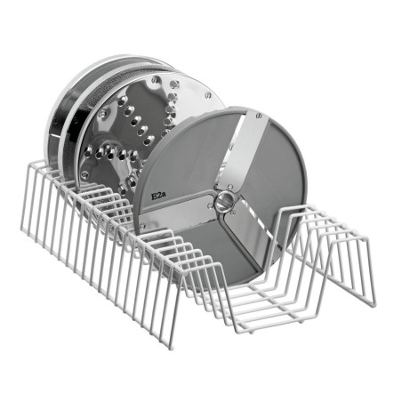 Soporte para discos Bartscher en acero inoxidable: almacenamiento práctico