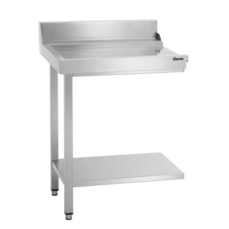 Mesa de escurrimiento DS-700LI Bartscher en acero inoxidable robusto