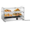 Bartscher 5200 2ER heated display case - Professional warm holding