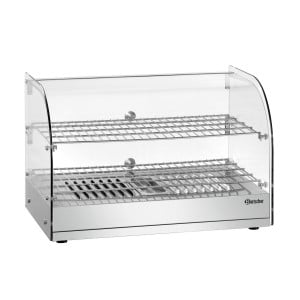 Bartscher 5200 2ER heated display case - Professional warm holding