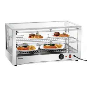 Vitrina caliente Bartscher 6200 2EK - Mantiene la temperatura hasta 90°C