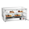 Bartscher 6200 2EK heated display case - Maintains temperature up to 90°C