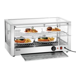 Vitrina caliente Bartscher 6200 2EK - Mantiene la temperatura hasta 90°C