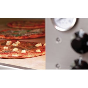 Horno para pizza Bartscher ET205 2BK 1050x1050 - Horno profesional 18 pizzas