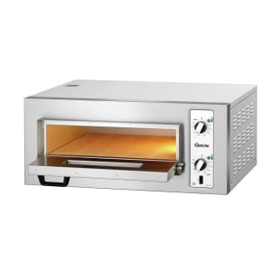 Horno para pizza NT 501 Bartscher: Cocción simultánea de 4 pizzas hasta 450 °C