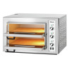 Horno para pizza NT 502 Bartscher: Horno profesional doble para 8 pizzas