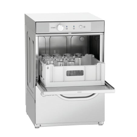 Lavavajillas profesional Bartscher: Gran capacidad 15 L, cesta 40x40, ideal para CHR Horeca