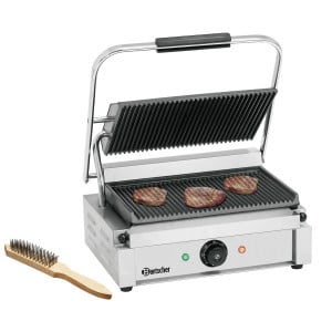 Grill de contacto Panini 1R Bartscher - Panini profesional y crujiente