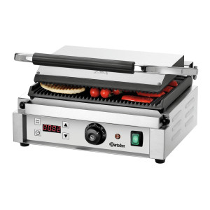 Grill de contacto Panini 1RDIG Bartscher - Rendimiento y versatilidad