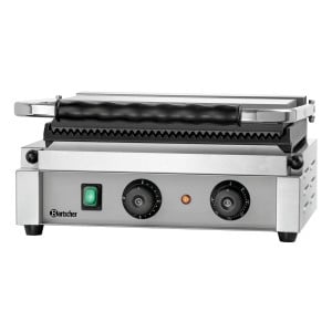 Grill de contacto Panini-T Bartscher: Grill de contacto de alto rendimiento para paninis y sándwiches