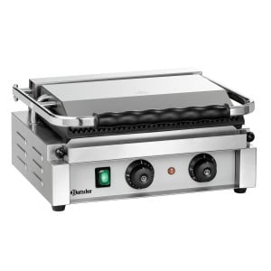 Grill de contacto Panini-T Bartscher: Grill de contacto de alto rendimiento para paninis y sándwiches