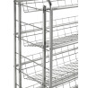 Robust beverage bin cart for catering professionals