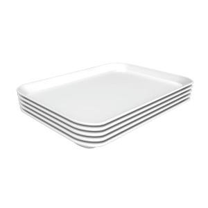 Elegant presentation dish in white melamine - Brand Bartscher