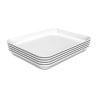 Plato de presentación blanco de alta gama en melamina - 17W-150x190 Bartscher