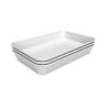 Presentation tray 280x420 in white melamine | Bartscher