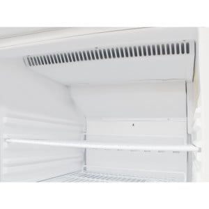 Armario refrigerado positivo de mostrador blanco 150 L