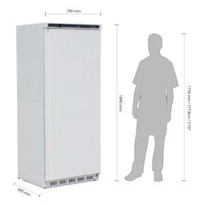 Armario Refrigerado Positivo Blanco - 600 L