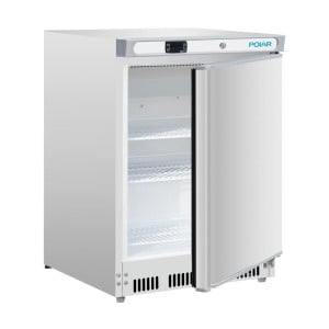 Armario refrigerado positivo de mostrador de acero inoxidable - 150 L