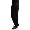 Pantalón de cocina unisex Easyfit negro tratado con teflón - Talla S - Whites Chefs Clothing - Fourniresto