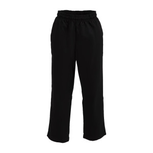 Pantalón de cocina unisex Easyfit negro tratado con Teflon - Talla XL - Whites Chefs Clothing - Fourniresto