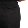 Pantalón de cocina unisex Easyfit negro tratado con Teflon - Talla XL - Whites Chefs Clothing - Fourniresto