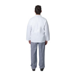 Chaqueta de cocina unisex blanca de manga larga Vegas - Talla L - Whites Chefs Clothing - Fourniresto