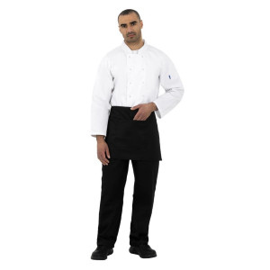 Chaqueta de cocina unisex blanca de manga larga Vegas - Talla M - Whites Chefs Clothing - Fourniresto