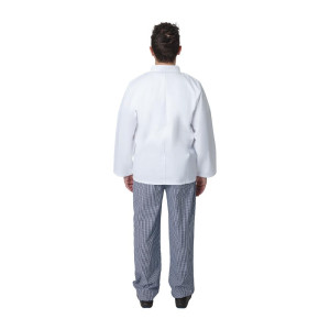 Veste De Cuisine Mixte Blanche À Manches Longues Vegas - Taille S - Whites Chefs Clothing - Fourniresto