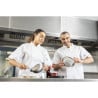 Chaqueta de cocina unisex blanca de manga corta Vegas - Talla M - Whites Chefs Clothing - Fourniresto