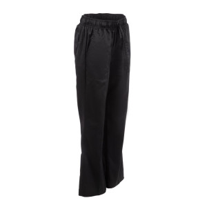 Pantalón de cocina para mujer negro Executive - Talla S - Chef Works - Fourniresto